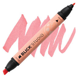 Blick Studio Marker - Peach marker and swatch