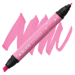 Blick Studio Marker - Pink marker and swatch