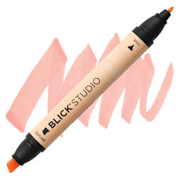 Blick Studio Marker - Salmon Pink marker and swatch