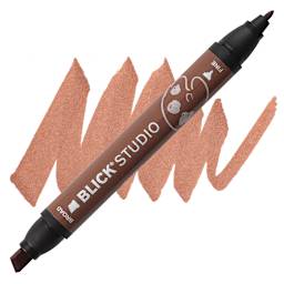 Blick Studio Marker - Walnut marker and swatch