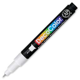 Decocolor Acrylic Paint Marker - White, Extra Fine