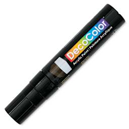 Decocolor Acrylic Paint Marker - Black, Wedge 