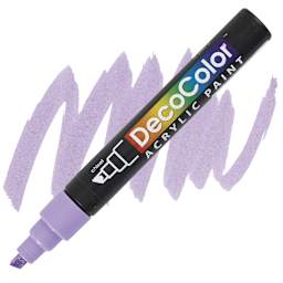 Decocolor Acrylic Paint Marker - Wisteria marker and swatch