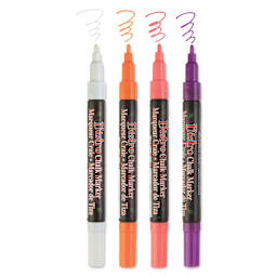 Marvy Uchida Bistro Chalk Marker - Assorted Colors, Set B, 3 mm