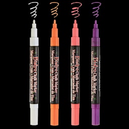 Marvy Uchida Bistro Chalk Marker - Assorted Colors, Set B, 3 mm