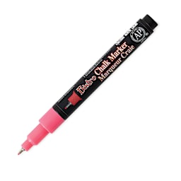 Marvy Uchida Bistro Chalk Marker - Fluorescent Red, Extra Fine