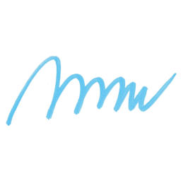 Marvy Uchida Bistro Chalk Marker - Fluorescent Blue, 6 mm swatch