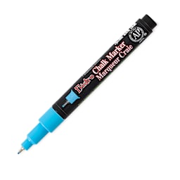 Marvy Uchida Bistro Chalk Marker - Fluorescent Blue, Extra Fine