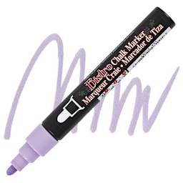 Marvy Uchida Bistro Chalk Marker - Pale Violet, 6 mm marker and swatch