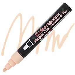 Marvy Uchida Bistro Chalk Marker - Pastel Peach, 6 mm marker and swatch