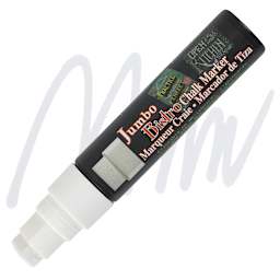 Marvy Uchida Bistro Chalk Marker - White, 16 mm marker and swatch