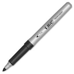 Bic Intensity Permanent Marker - Black, Fine Point, cap off