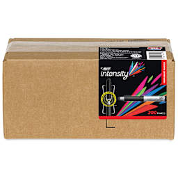 Bic Intensity Permanent Markers - Xtra Value, Black, Fine Point, Pkg of 200