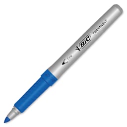 Bic Intensity Permanent Marker - Blue, Fine Point, cap off