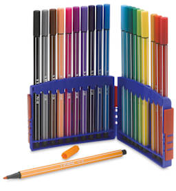Stabilo Pen 68 Sets - 20 pc set shown in standup easel package