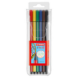 Stabilo Pen 68 Set - Set of 6, Assorted Colors