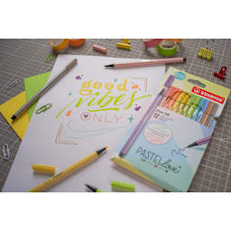 Stabilo Pen 68 Set - Set of 12, Pastel Colors