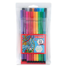 Stabilo Pen 68 Set - Set of 20, Assorted Colors