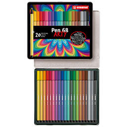 Stabilo Pen 68 Set - Set of 20, Arty Colors
