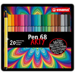 Stabilo Pen 68 Set - Set of 20, Arty Colors