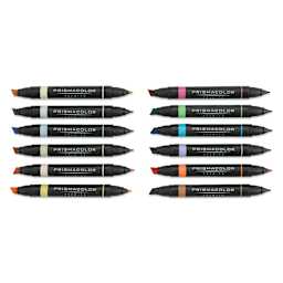 Prismacolor Premier Dual-Ended Art Marker Set - Manga, Set of 12 (set contents)