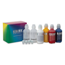 Krink K-60 Paint Markers - Custom Marker Kit, Set of 12 Pieces (contents shown with box)