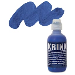 KRINK K-60 Paint Marker - Blue marker and swatch