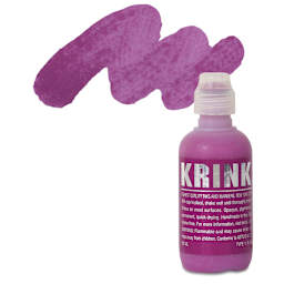 KRINK K-60 Paint Marker - Pink marker and swatch