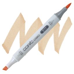 Copic Ciao Double Ended Marker - Bareley Beige E11 marker and swatch