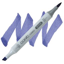 Copic Ciao Double Ended Marker - Blue Berry BV04 marker and swatch