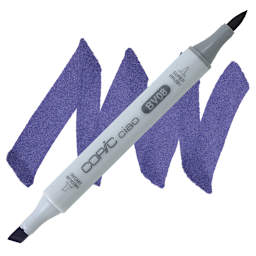 Copic Ciao Double Ended Marker - Blue Violet BV08 marker and swatch
