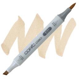 Copic Ciao Double Ended Marker - Brick Beige E31 marker and swatch
