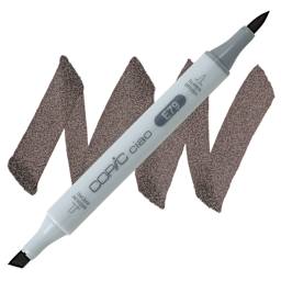 Copic Ciao Double Ended Marker - Cashew E79 marker and swatch