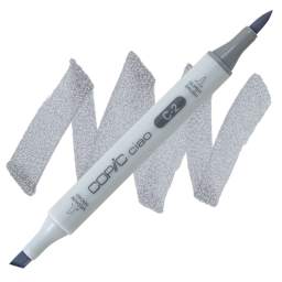 Copic Ciao Double Ended Marker - Cool Gray C-2 marker and swatch