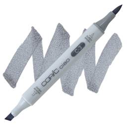 Copic Ciao Double Ended Marker - Cool Gray C-3 marker and swatch