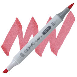 Copic Ciao Double Ended Marker - Coral R35 marker and swatch