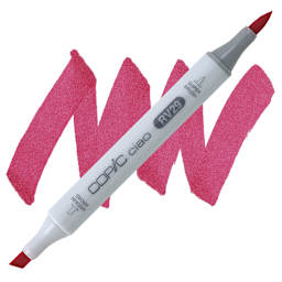 Copic Ciao Double Ended Marker - Crimson RV29 marker and swatch