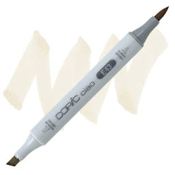 Copic Ciao Double Ended Marker - Dull Ivory E43 marker and swatch