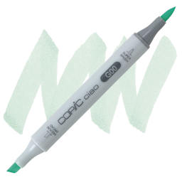 Copic Ciao Double Ended Marker - Jade Green G00 marker and swatch