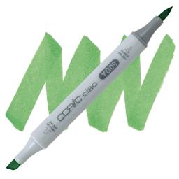 Copic Ciao Double Ended Marker - Lettuce Green YG09 marker and swatch