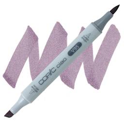 Copic Ciao Double Ended Marker - Light Grape V95 marker and swatch