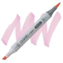 Copic Ciao Double Ended Marker - Light Pink RV21 marker and swatch
