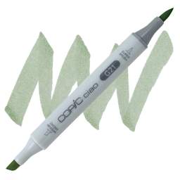 Copic Ciao Double Ended Marker - Lime Green G21 marker and swatch