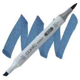 Copic Ciao Double Ended Marker - Night Blue B97 marker and swatch