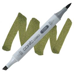 Copic Ciao Double Ended Marker - Olive G99 marker and swatch