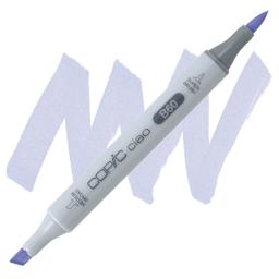 Copic Ciao Double Ended Marker - Pale Blue Gray B60 marker and swatch