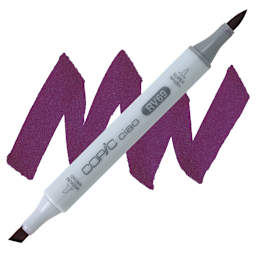 Copic Ciao Double Ended Marker - Peony RV69 marker and swatch