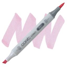 Copic Ciao Double Ended Marker - Rose Pink R81 marker and swatch