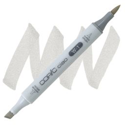 Copic Ciao Double Ended Marker - Warm Gray W-1 marker and swatch