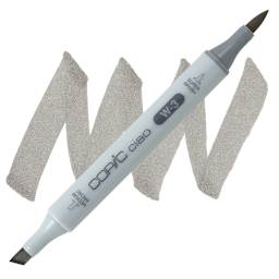Copic Ciao Double Ended Marker - Warm Gray W-3 marker and swatch